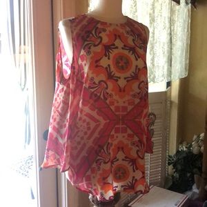 Chico’s open sleeve flowy blouse